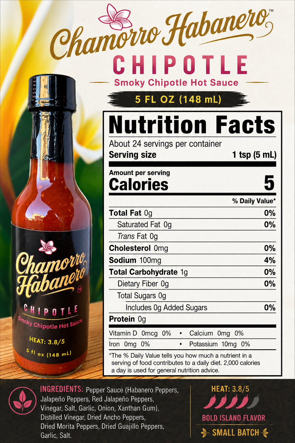 Chamorro Habanero Chipotle (5 ounce)
