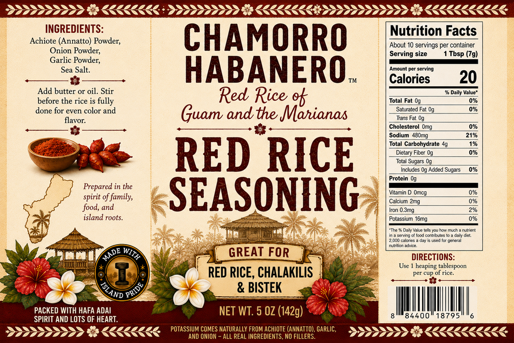 Chamorro Habanero Red Rice Mix (5 ounce)