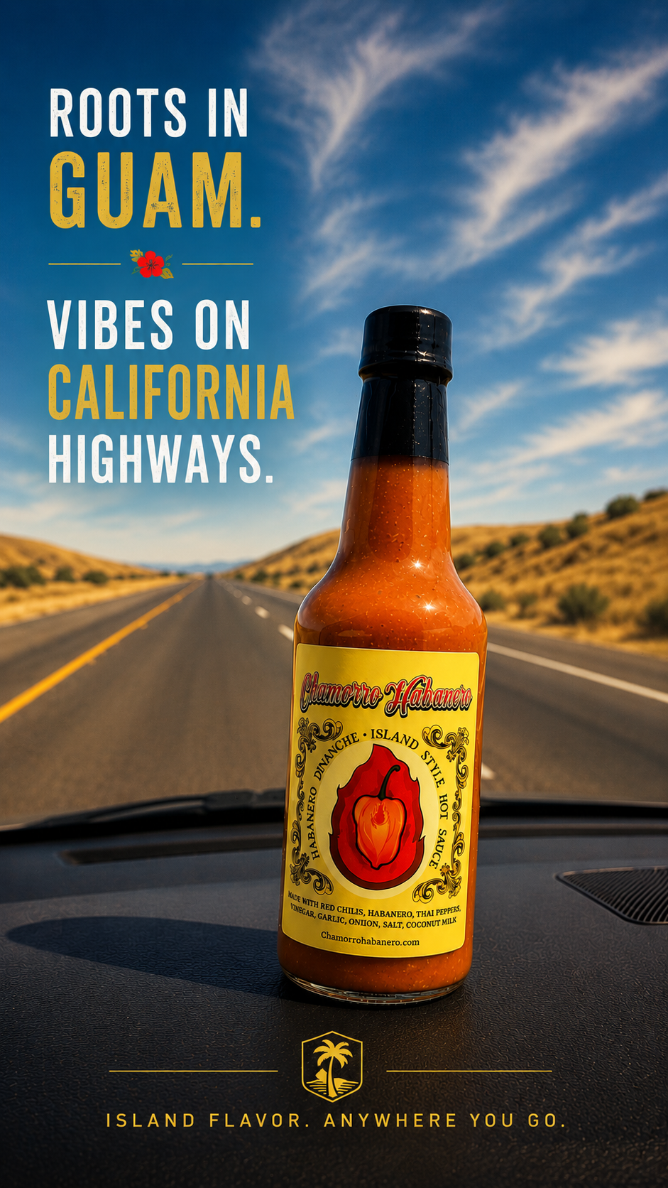 Chamorro Habanero Hot Sauce – Island Style Hot Sauce (10oz)